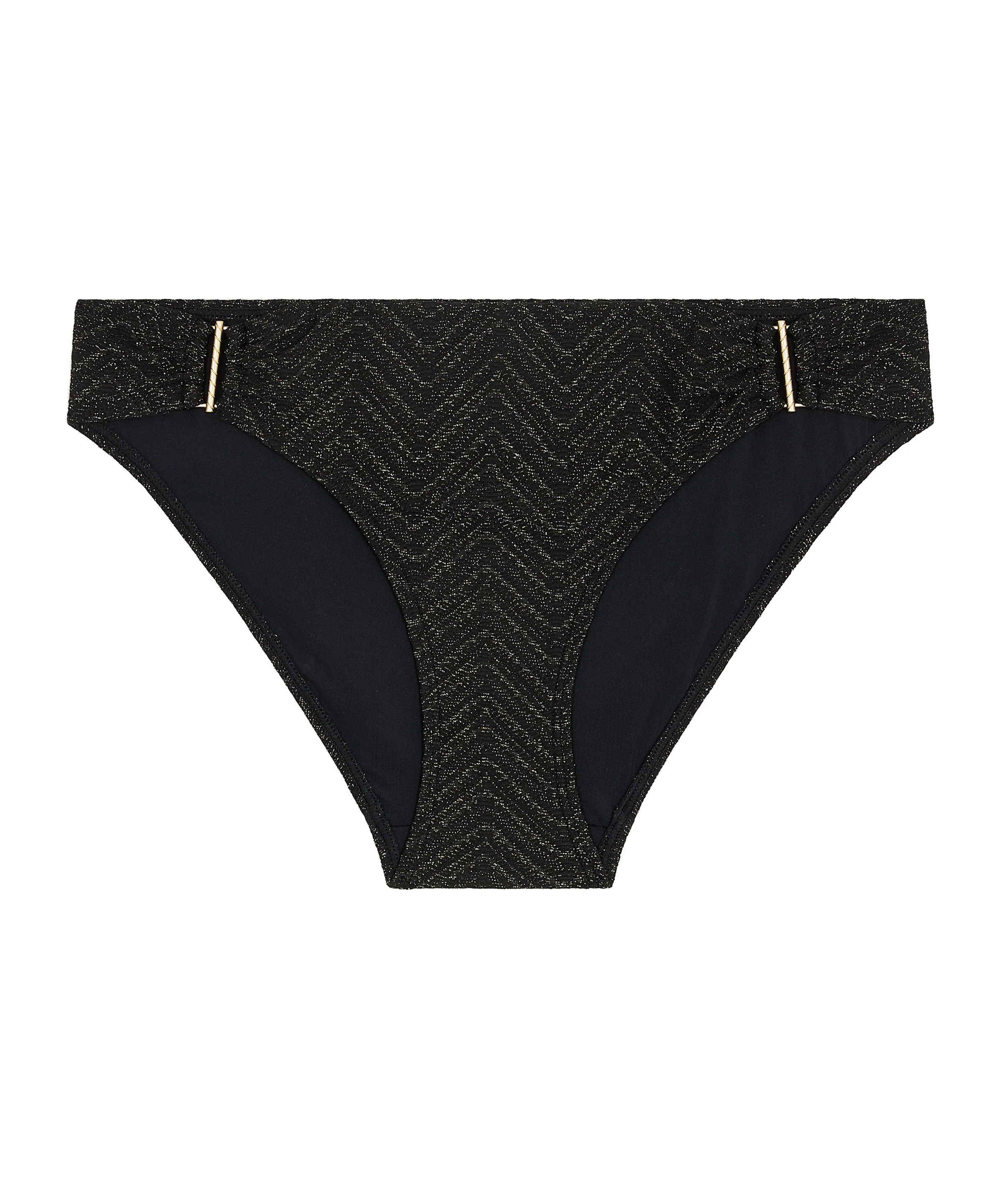 Golden Horizon Bas de maillot de bain brésilien Black - Image 5