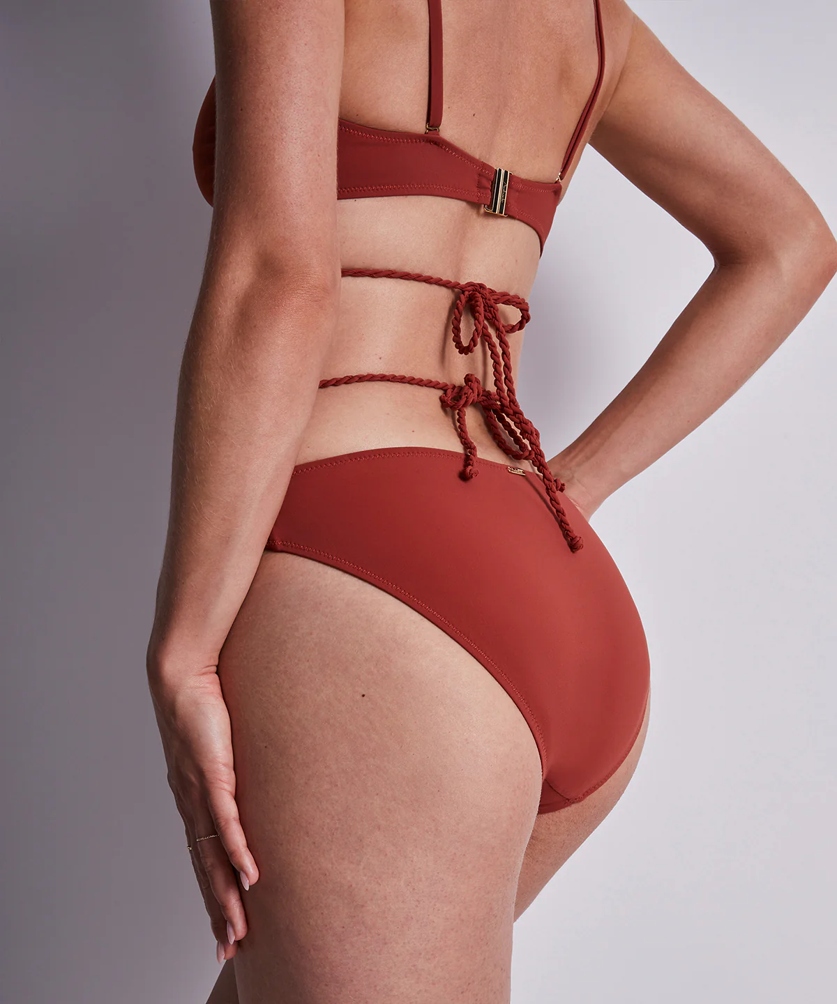 Summer Journey Bas de maillot de bain taille haute Clay - Image 3