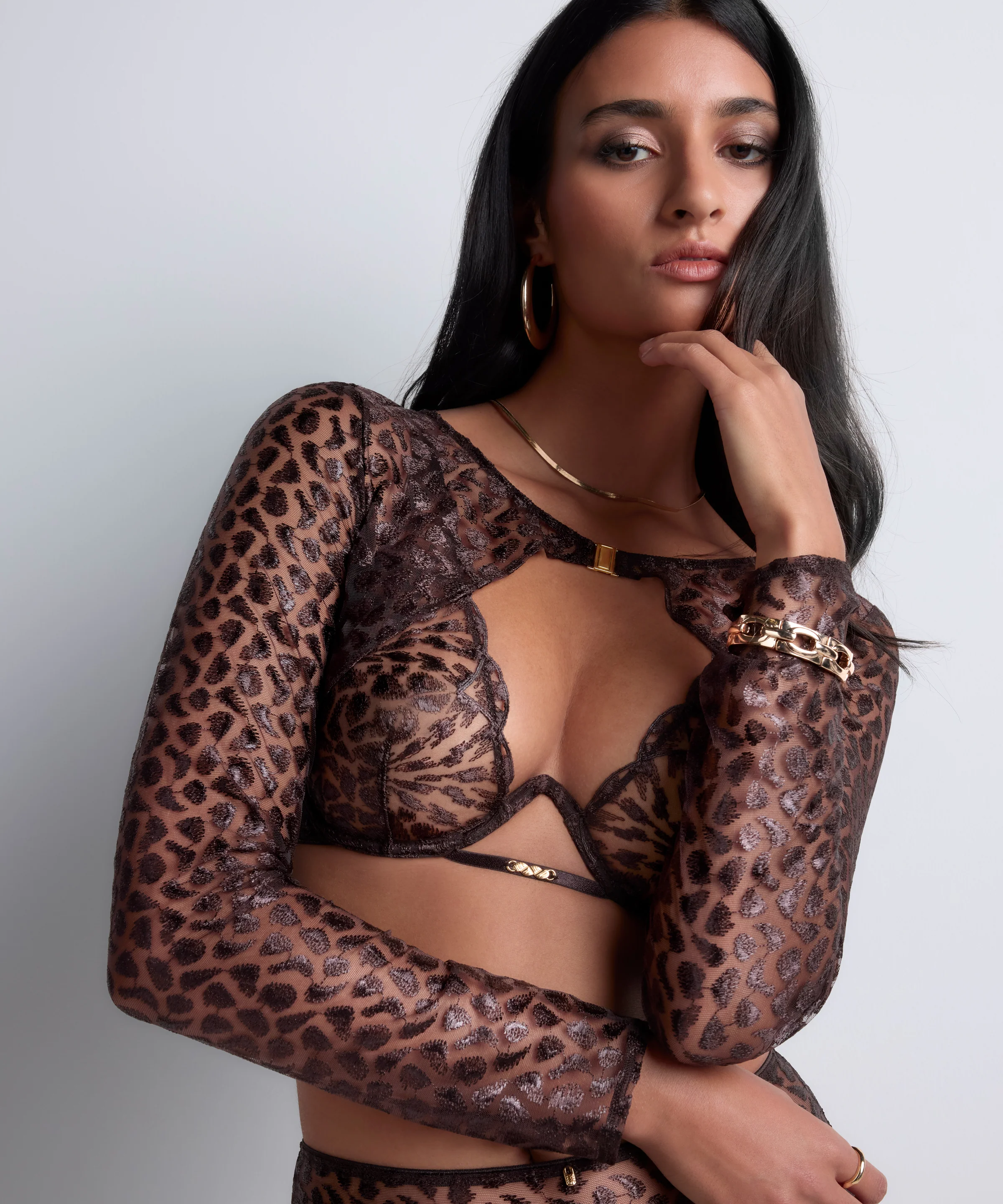 Crazy in Love Boléro Satin Brown - Image 2