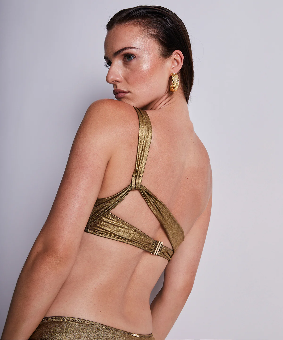 Sunlight Glow Haut de maillot de bain Brassière Antique Gold - Image 4