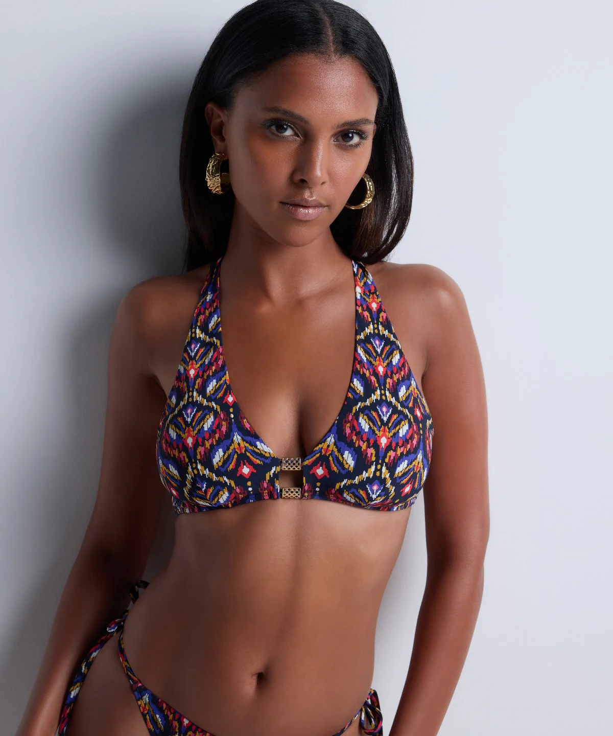 Sunkissed Allure Haut de maillot de bain Triangle Ikat - Image 2
