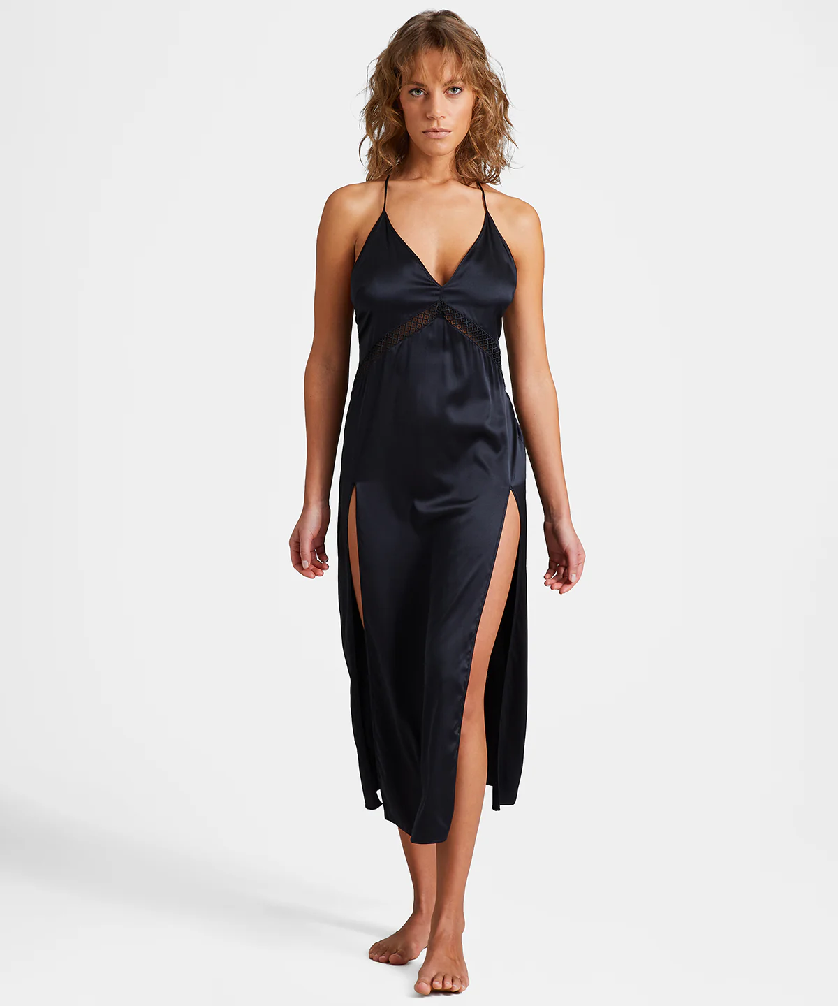 Silk Desire Nuisette longue Noir - Image 6