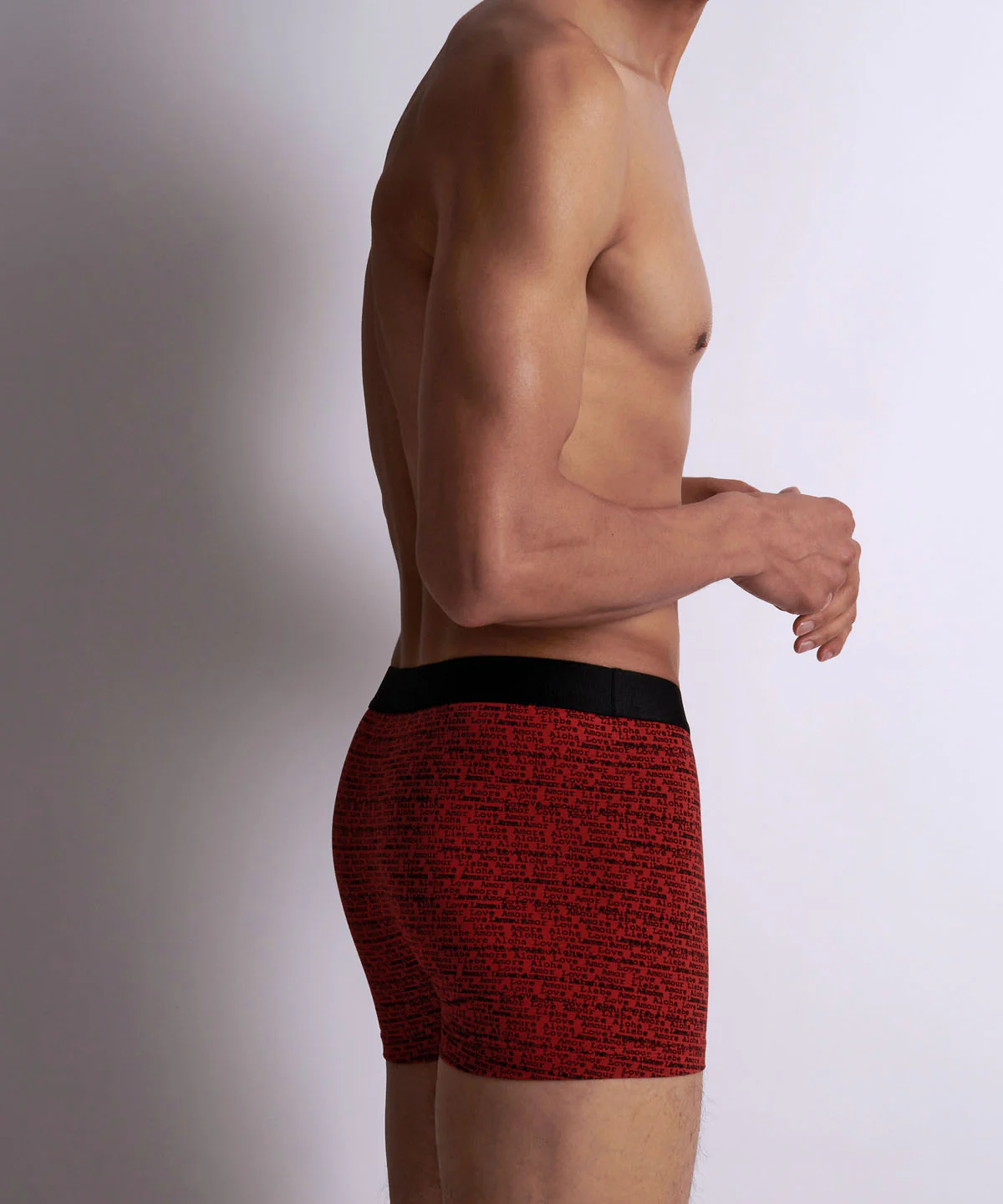 Aubade Homme Pack 2 boxers Love Letters Rouge - Image 5