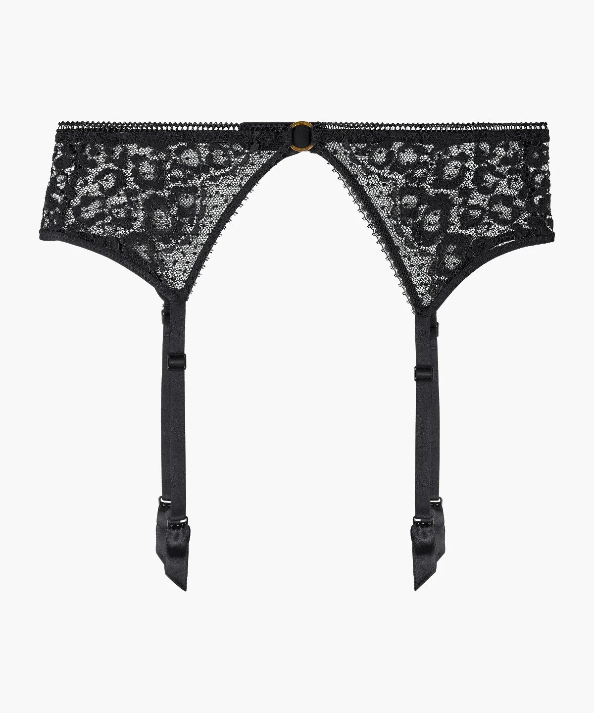 Illusion Fauve Porte-jarretelles Black