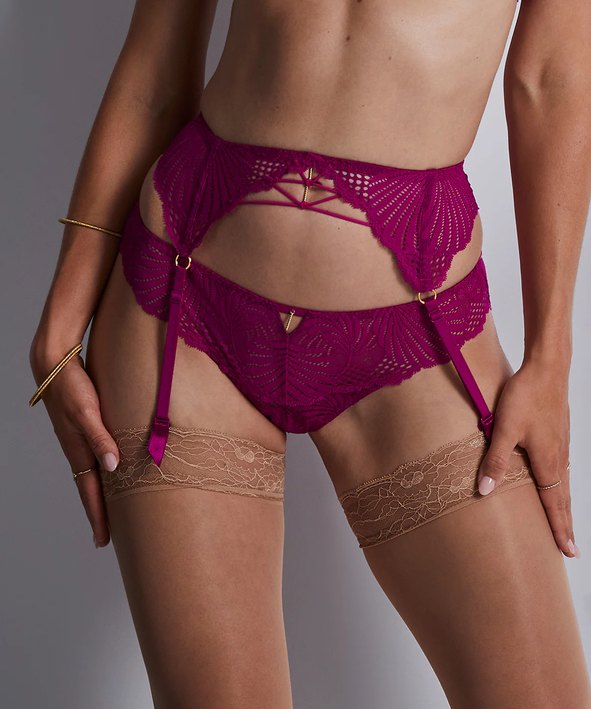 Rythm of Desire Porte-jarretelles Radiant Pink - Image 4