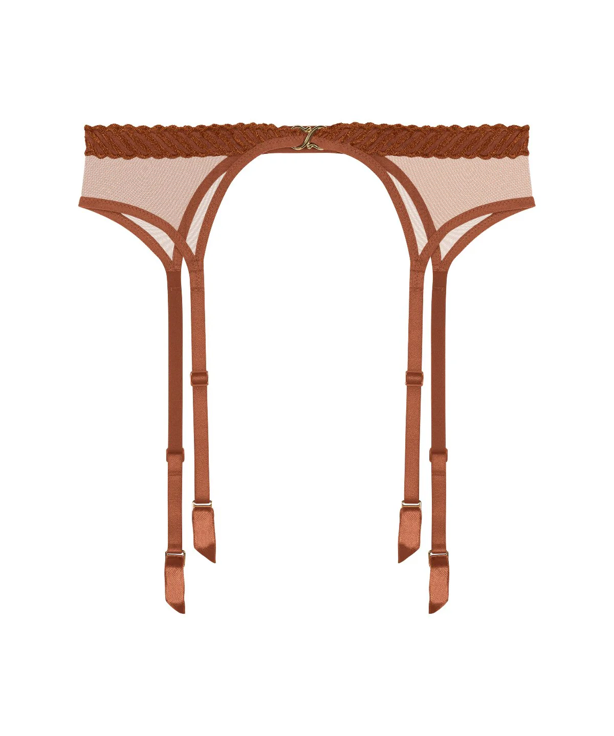 Sheer Emotion Porte-jarretelles Honey