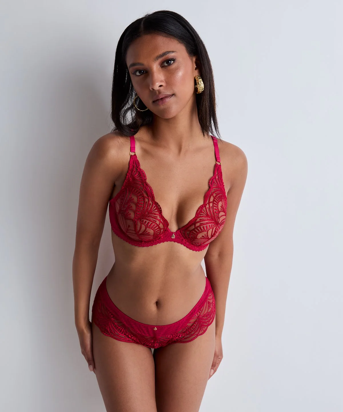 Vibes Shorty Rouge Love et Uni Bordeaux - Image 3