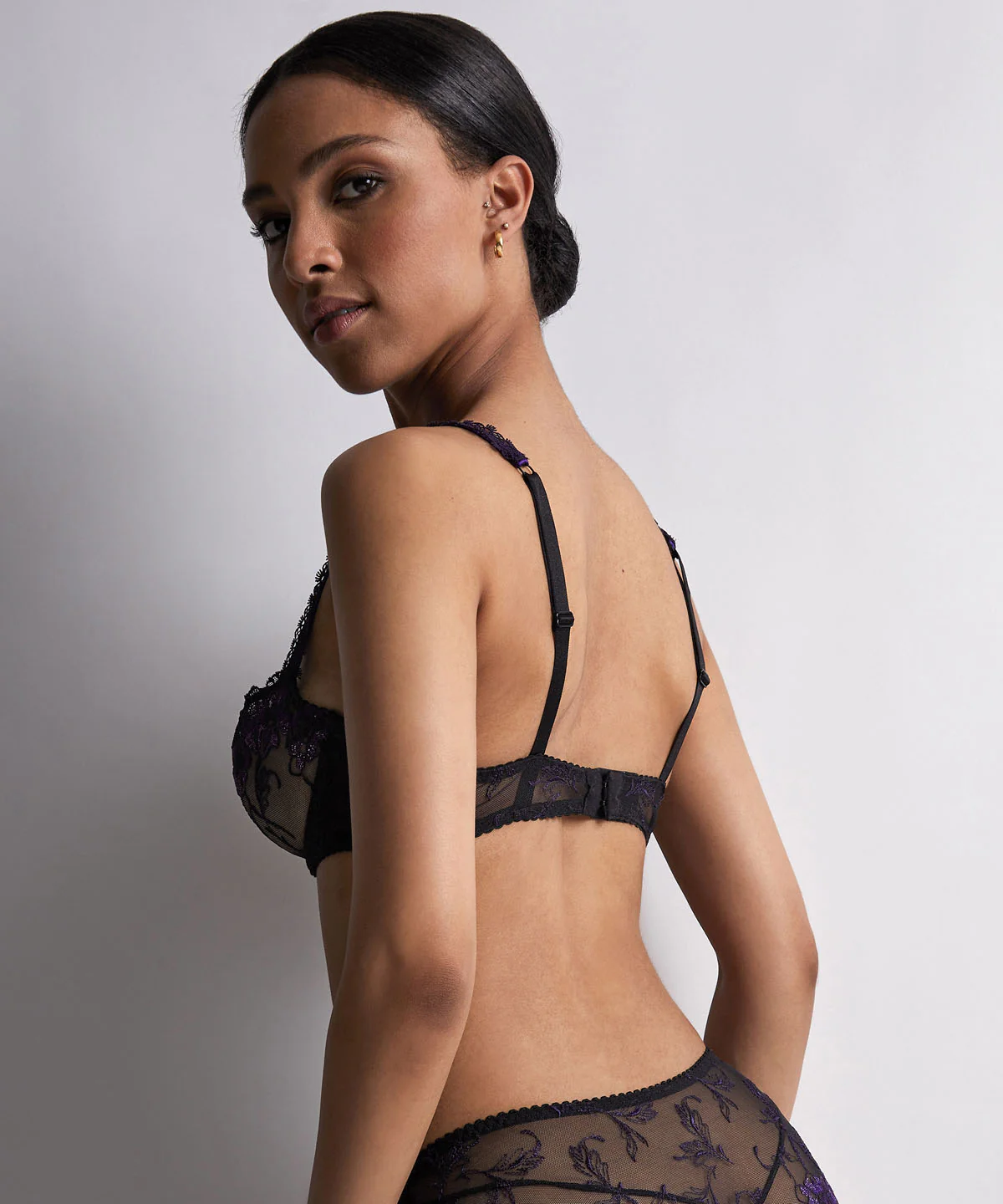 À Fleur de Toi Soutien-gorge Corbeille avec armatures Dark Orchid - Image 4