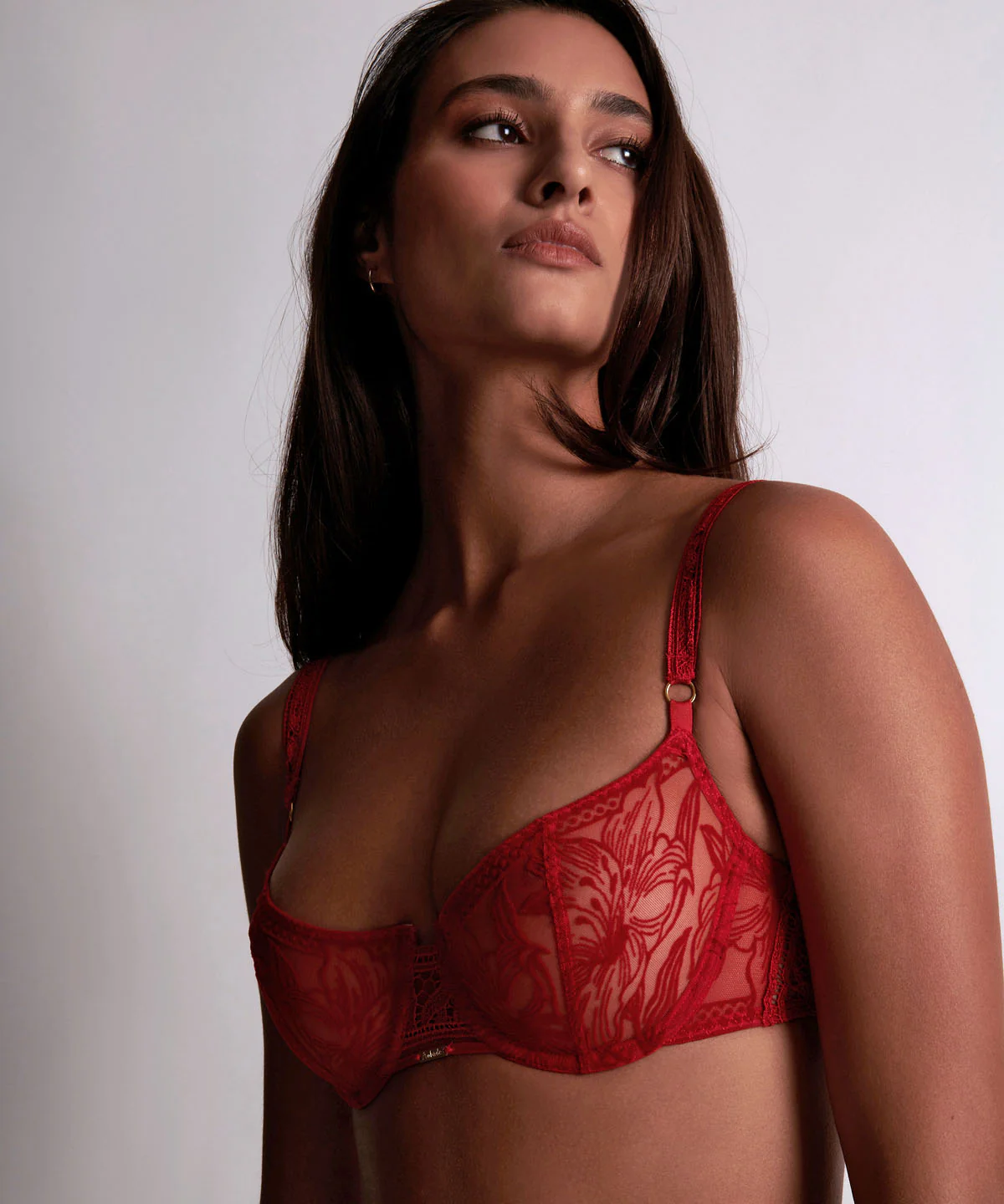 Cœur à Corps Soutien-gorge Corbeille avec armatures Rouge Rebelle - Image 4
