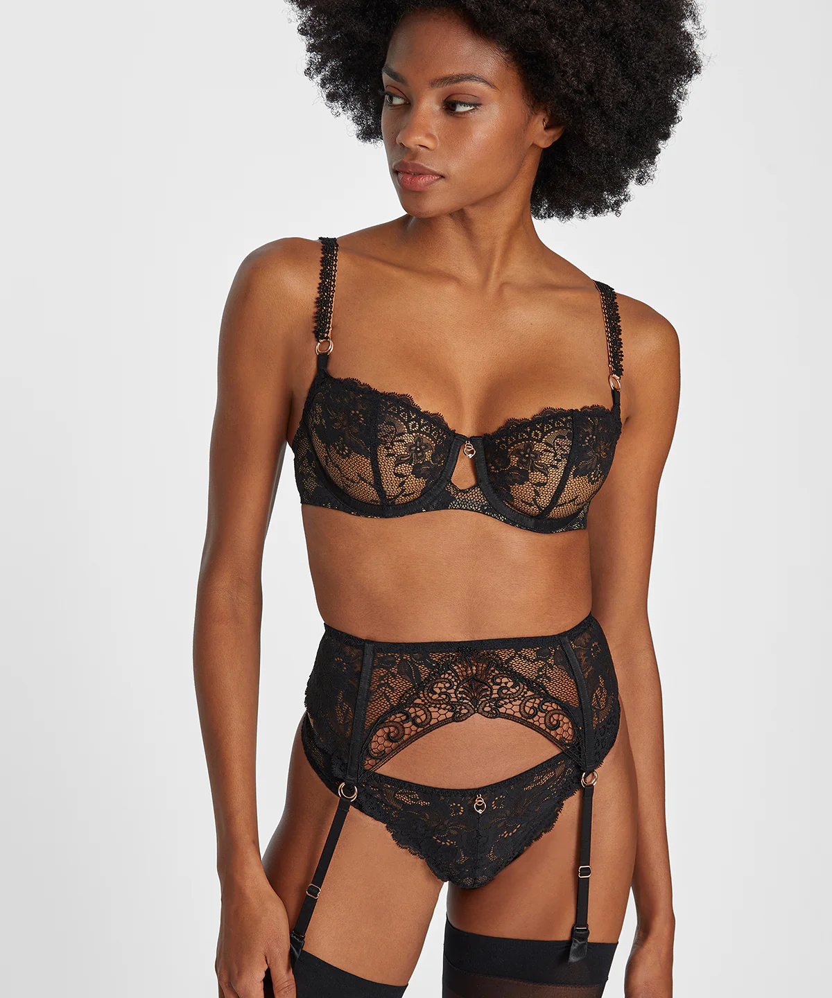 Night Bird Soutien-gorge Corbeille avec armatures Black queen - Image 5