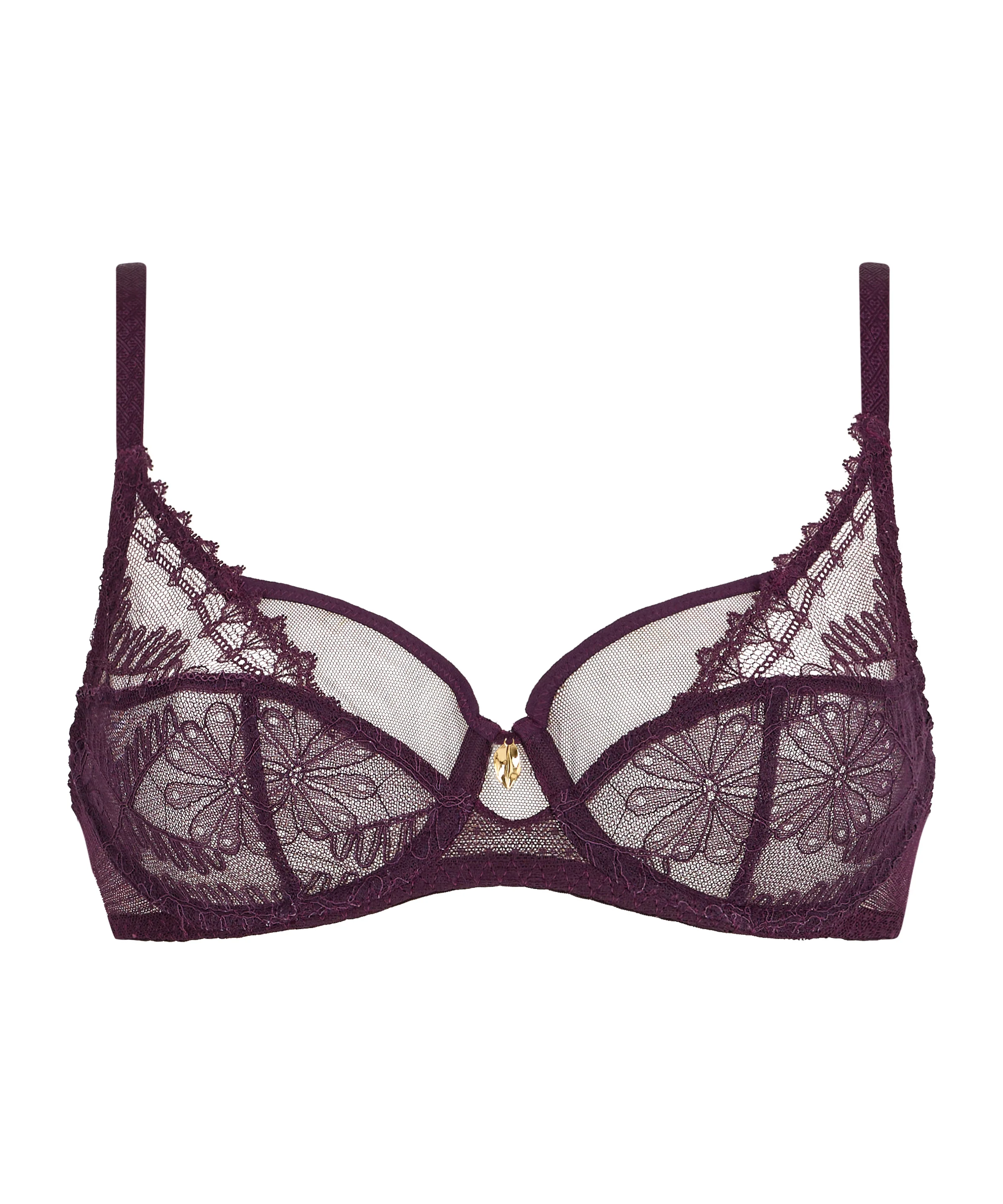 Mystery of Love Soutien-gorge Emboîtant Foulard Plum - Image 8