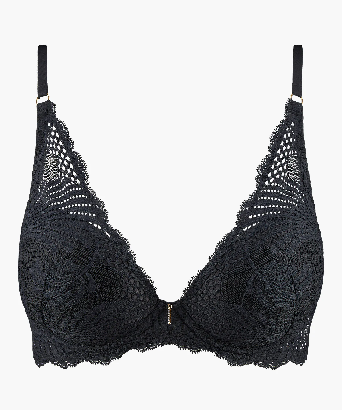 Rythm of Desire Soutien-gorge Plunge foulard Noir