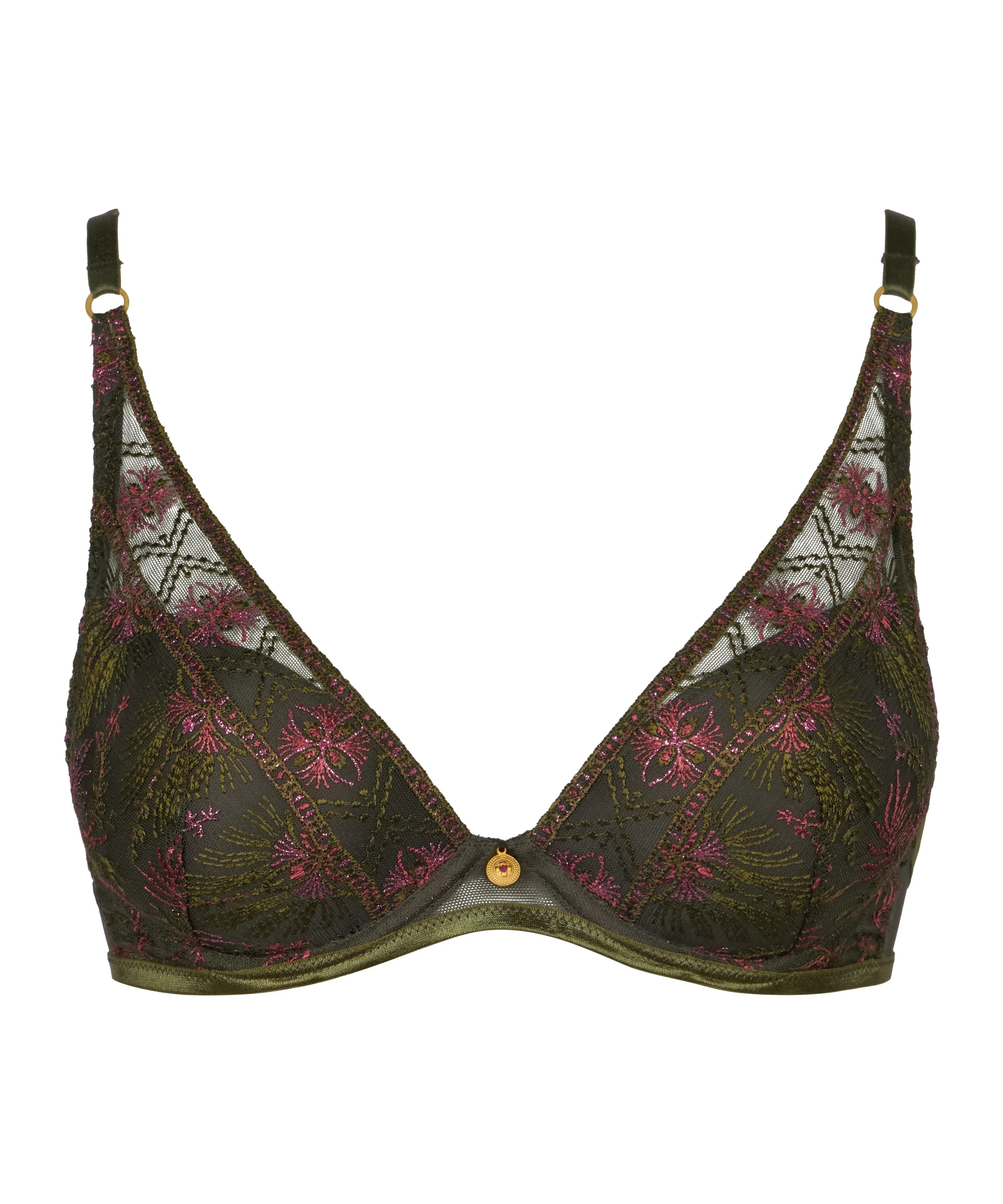 Sound of Heart Soutien-gorge Plunge foulard Dark Garden