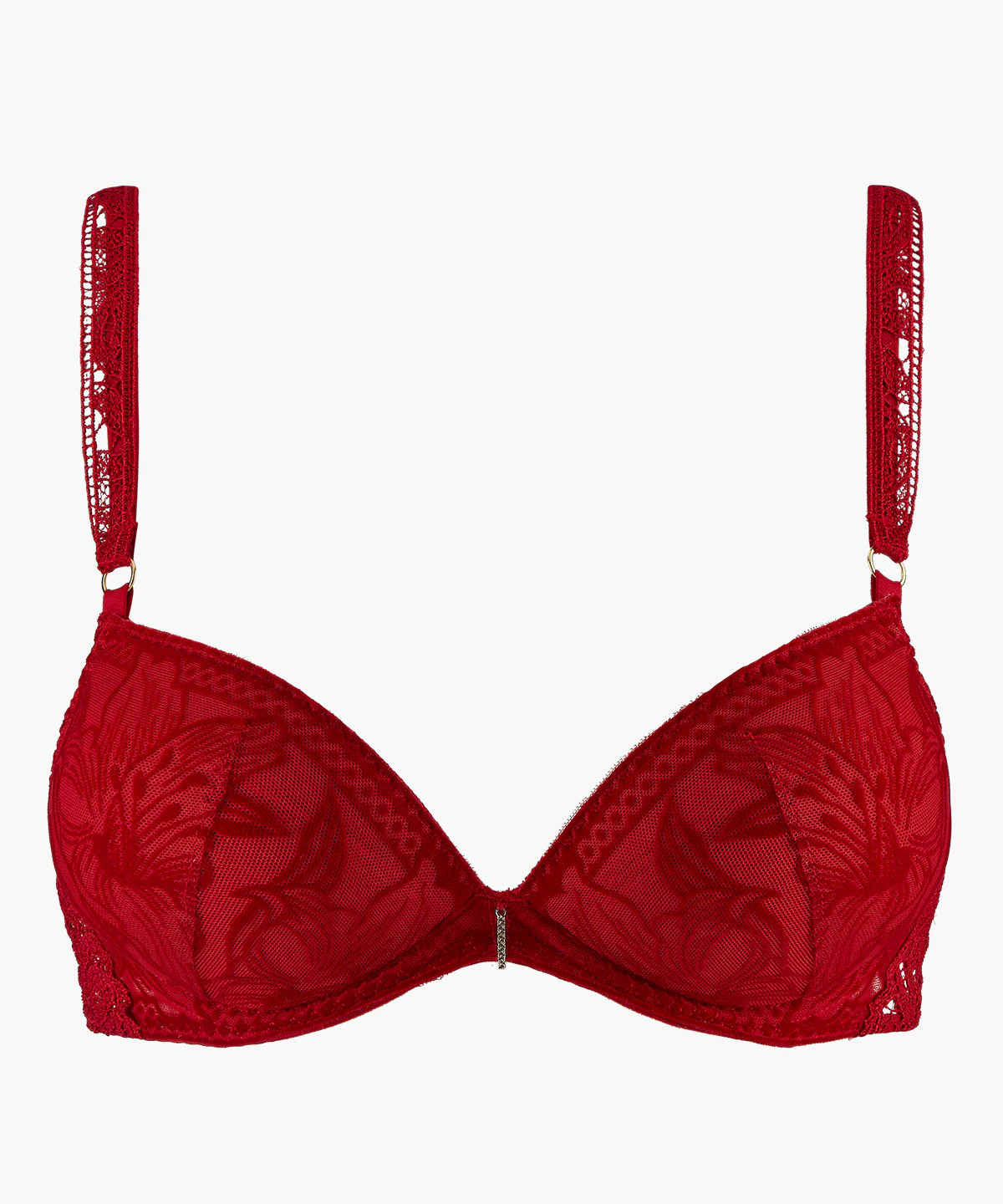 Cœur à Corps Soutien-gorge Push-up Rouge Rebelle