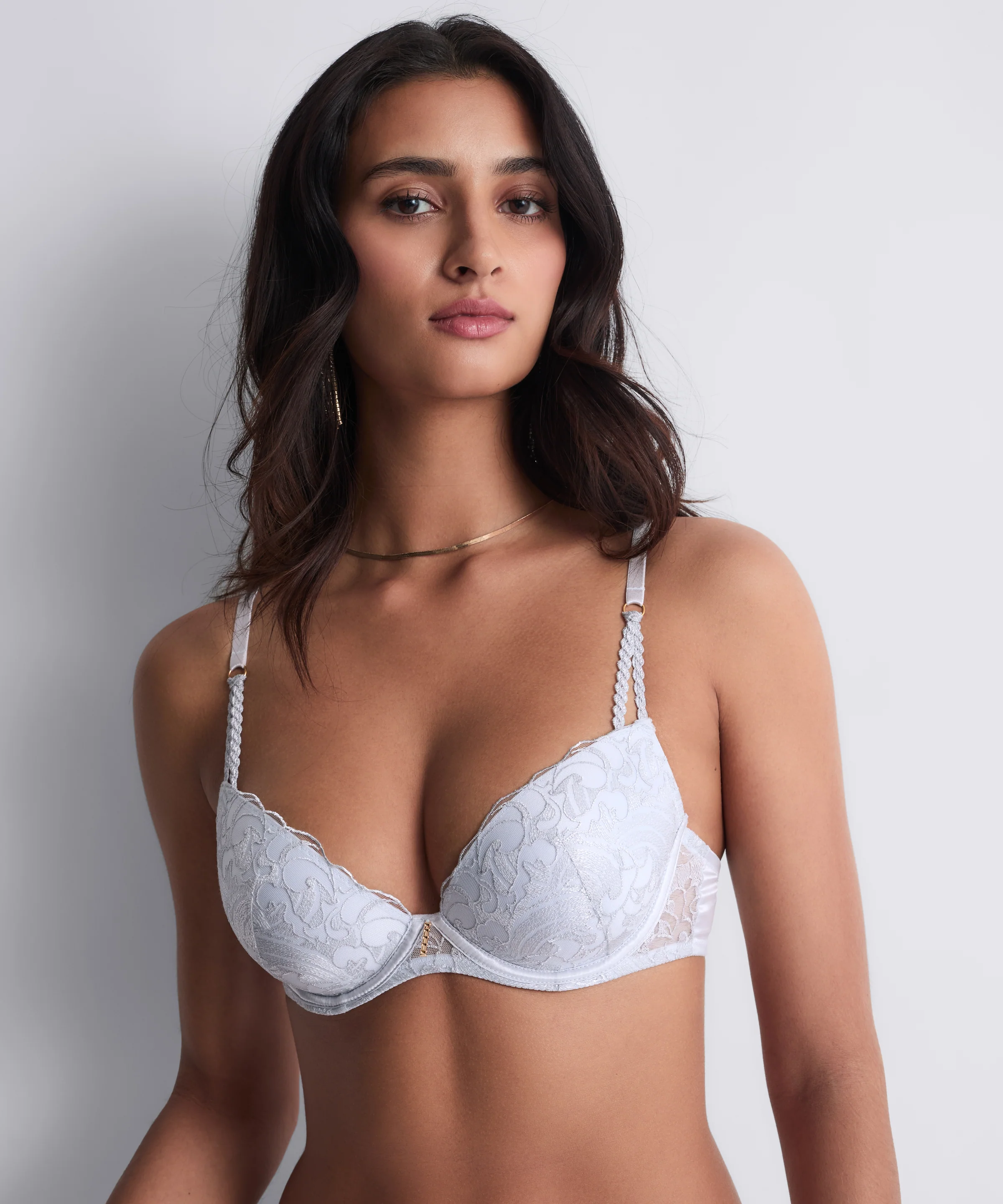 Satin Memories Soutien-gorge Push-up coques Artic Blue - Image 2