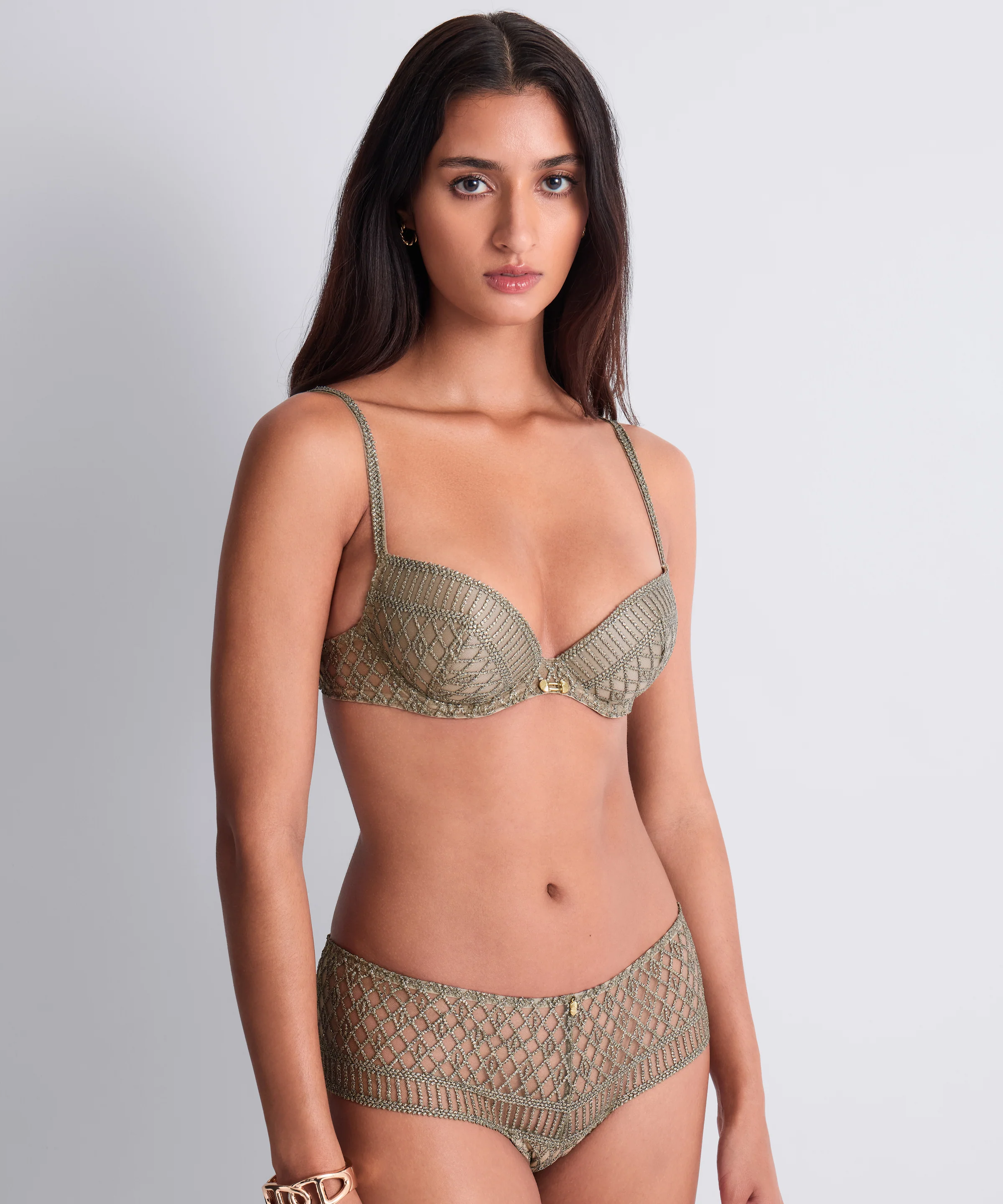 Stardust Dream Soutien-gorge Push-up coques Nile Green - Image 2