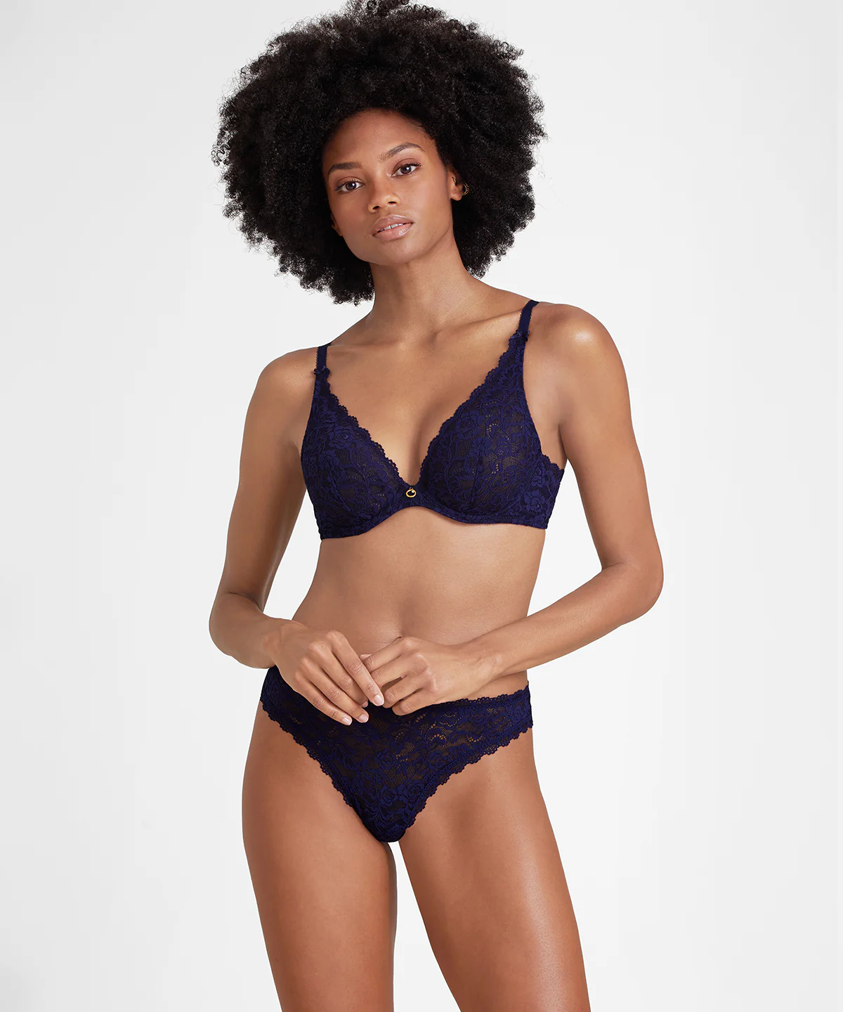 Rosessence Soutien-gorge Triangle avec armatures Bleu Nocturne - Image 2