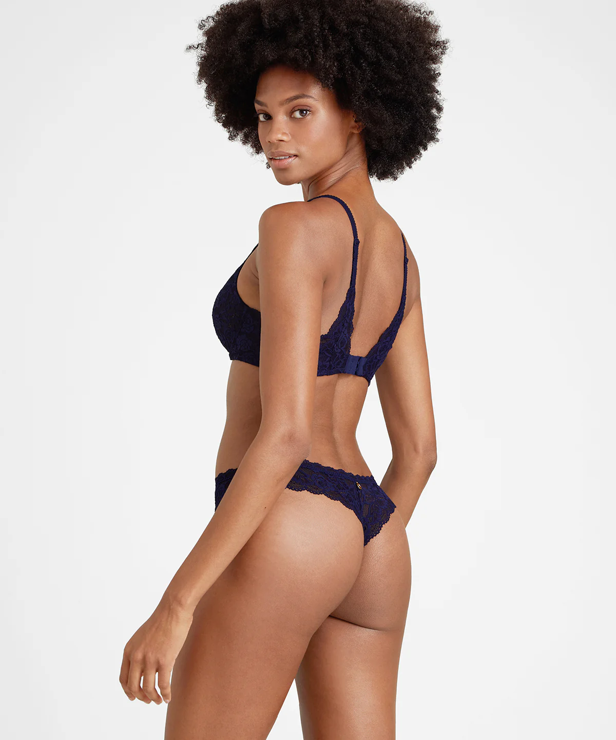 Rosessence Soutien-gorge Triangle avec armatures Bleu Nocturne - Image 4