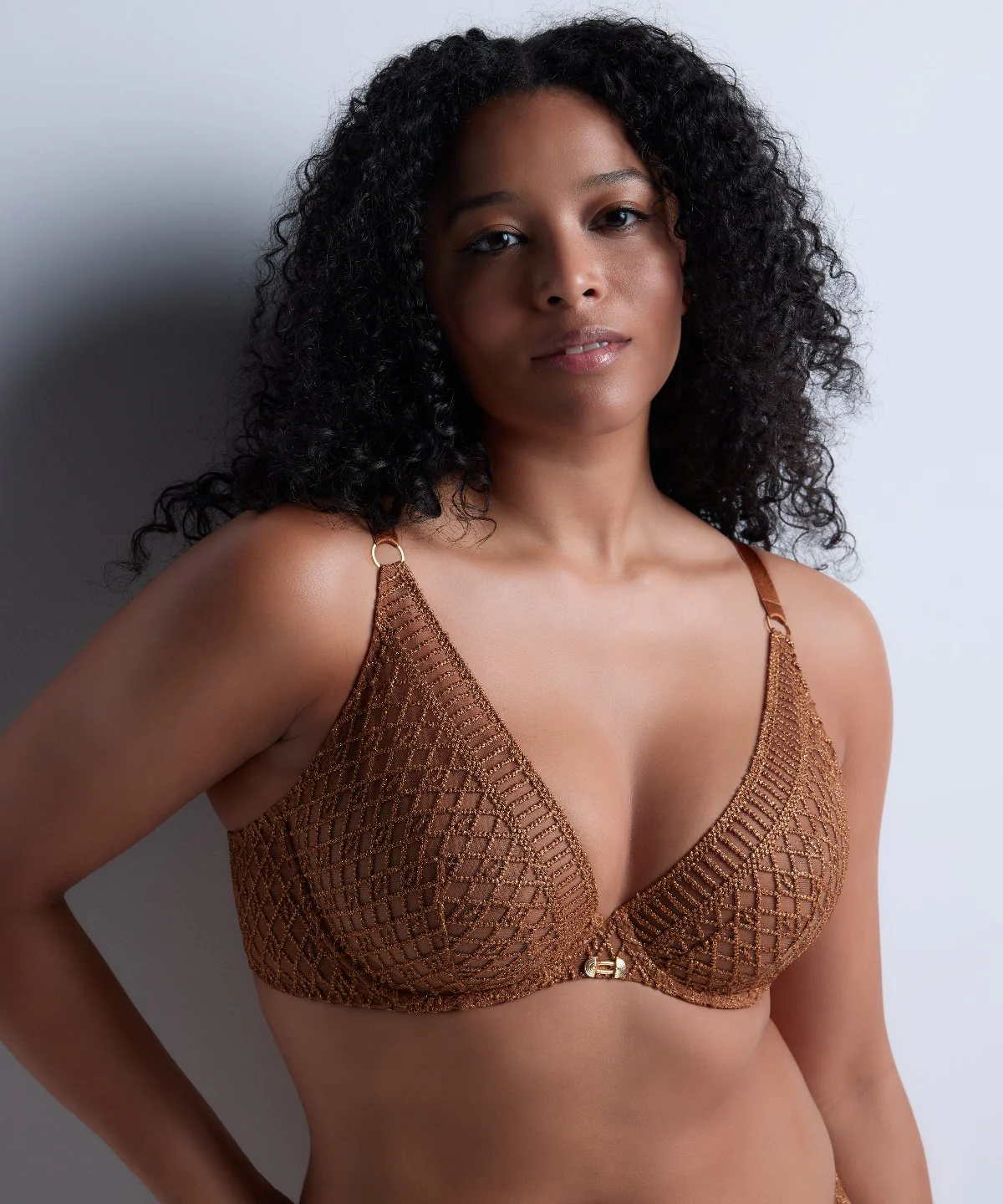 Stardust Dream Soutien-gorge Triangle avec armatures Amber Gold - Image 4