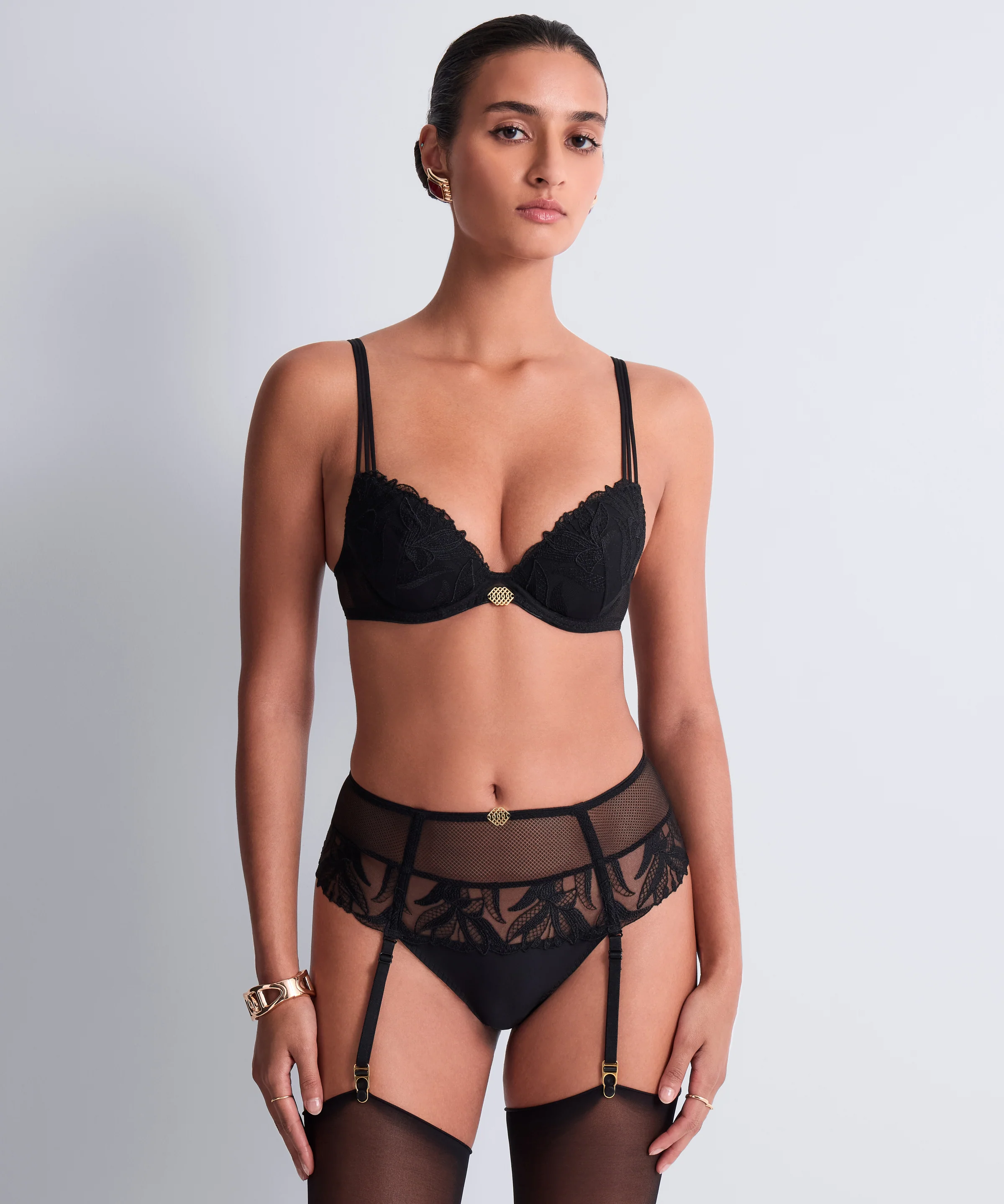 Sweet Euphoria Tanga porte-jarretelles Black - Image 2